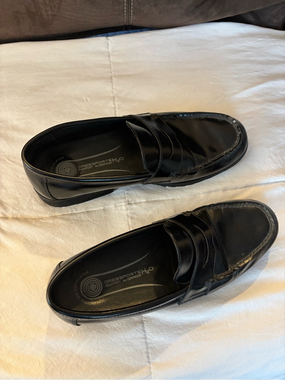 Rockport Classic Black Leather Men’s Penny Loafers - Picture 6 of 9